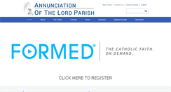 Desktop Screenshot of annunciation-ottawa.com